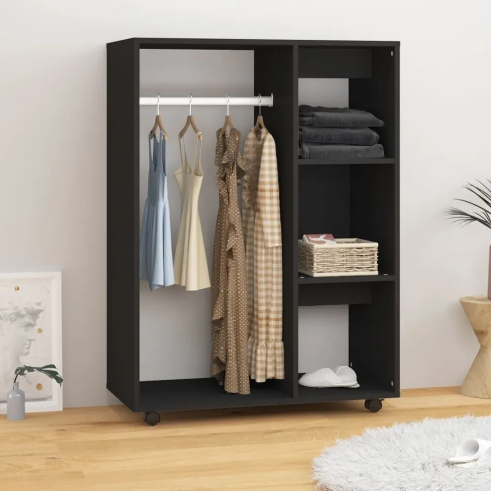 Vaatekaappi 80cm lastulevy tammi