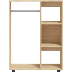 Vaatekaappi 80cm lastulevy tammi