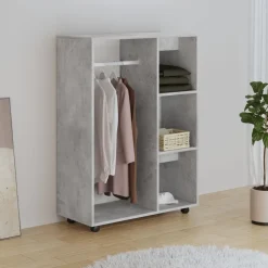 Vaatekaappi 80cm lastulevy tammi