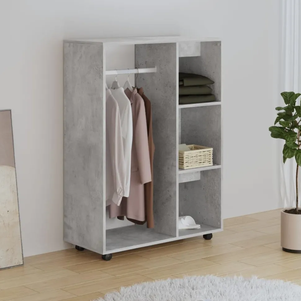 Vaatekaappi 80cm lastulevy tammi