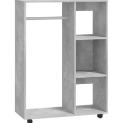 Vaatekaappi 80cm lastulevy tammi