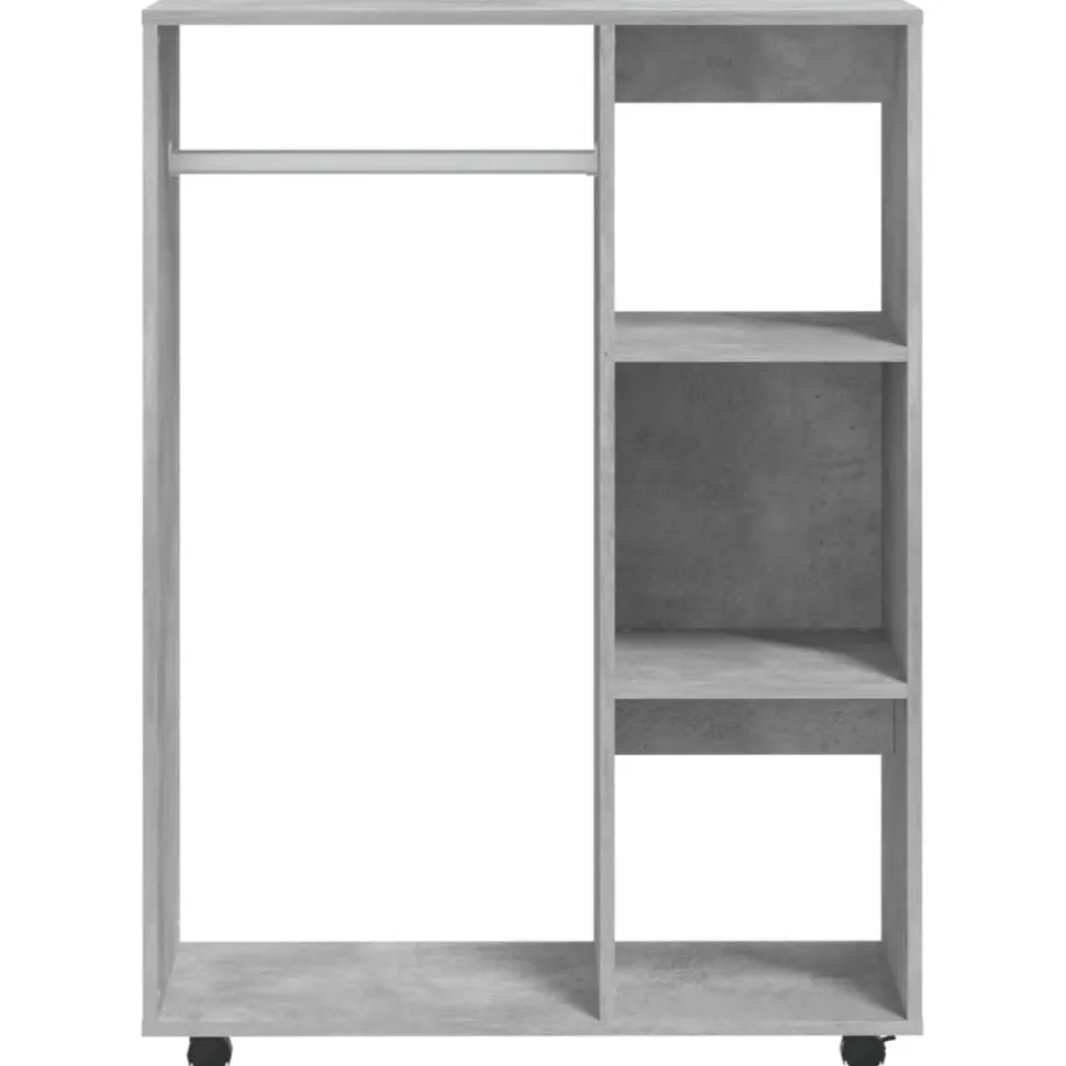 Vaatekaappi 80cm lastulevy tammi
