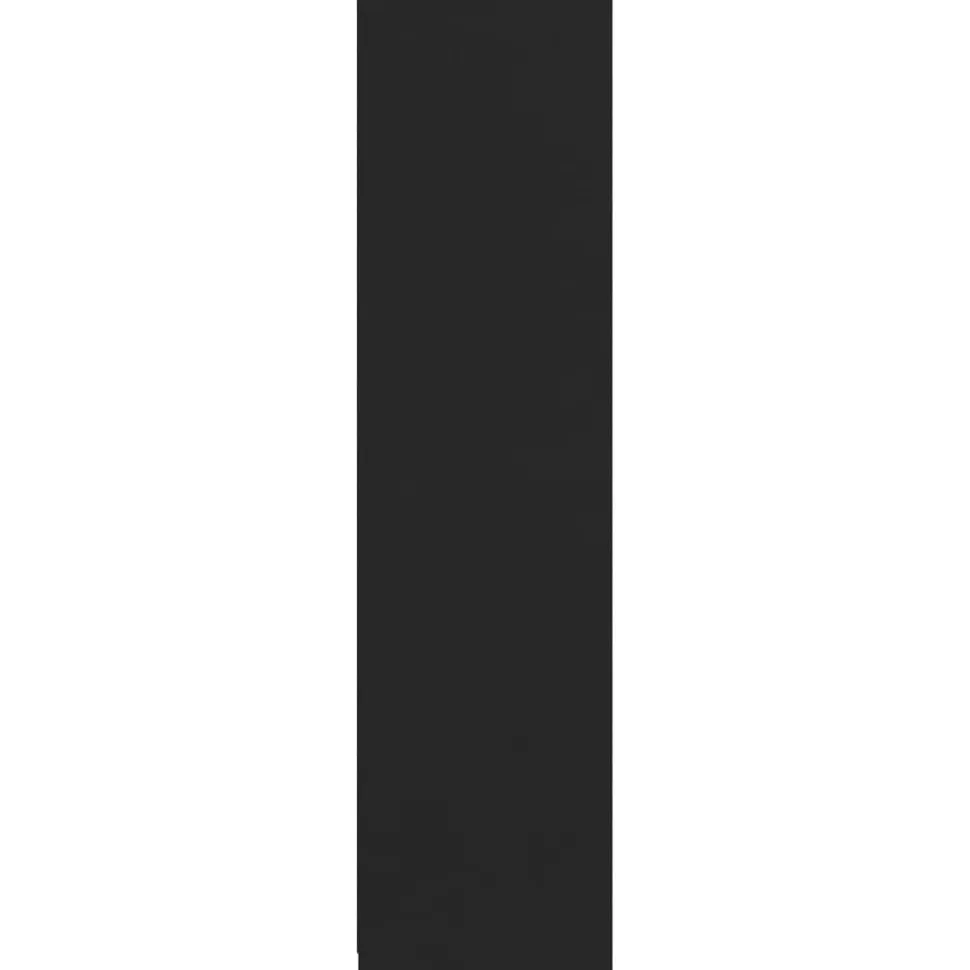 Vaatekaappi 100cm musta lastulevy