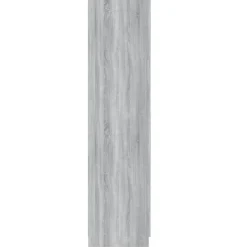Vaatekaappi 90cm tekninen puu harmaa