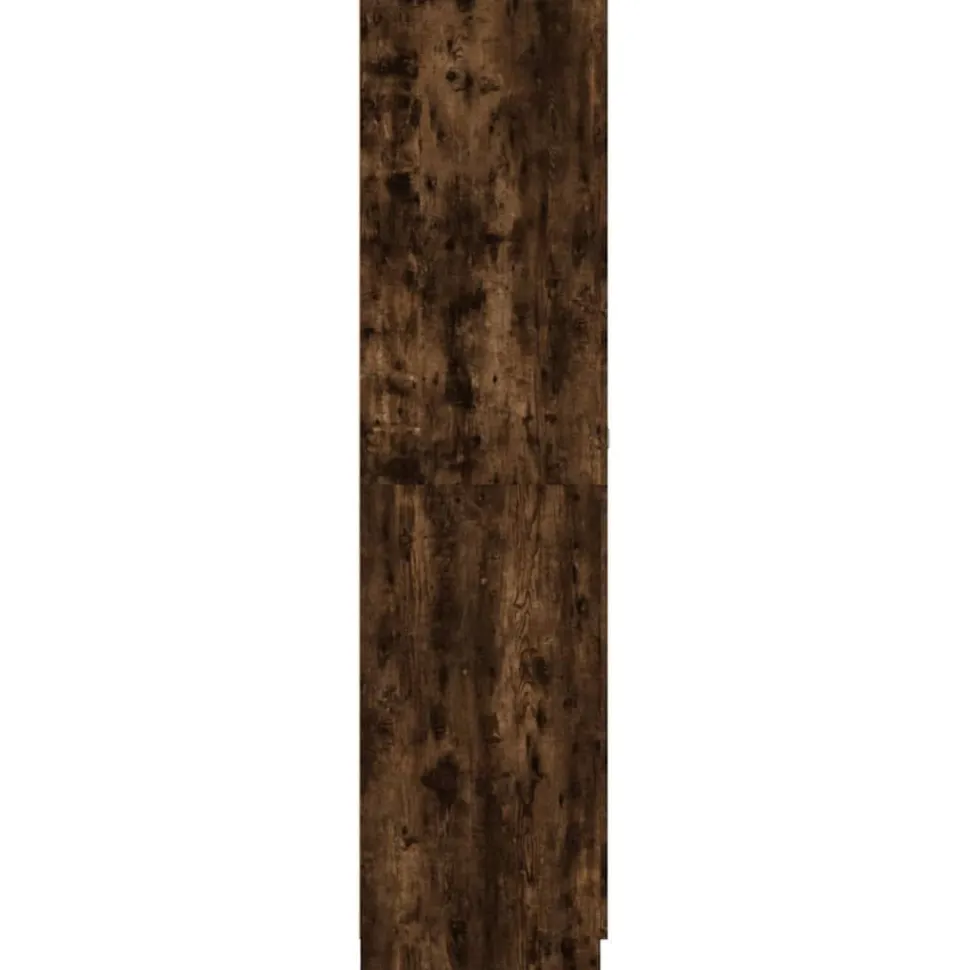 Vaatekaappi 90cm tekninen puu harmaa