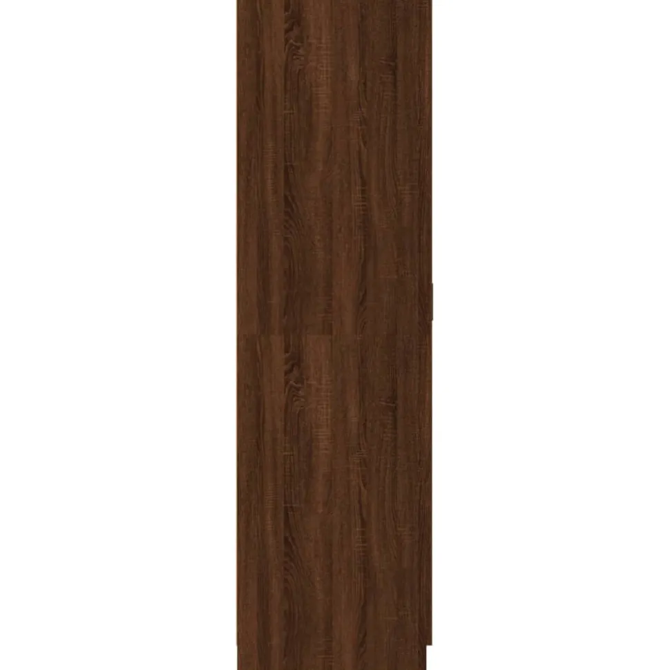 Vaatekaappi 80cm tekninen puu harmaa