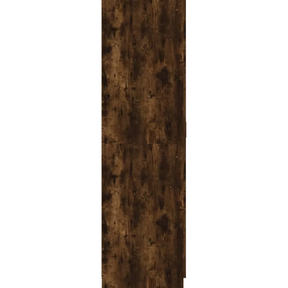 Vaatekaappi 80cm tekninen puu harmaa