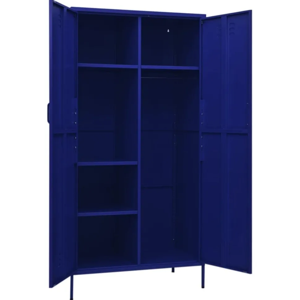 Vaatekaappi 90cm teräs eri värejä