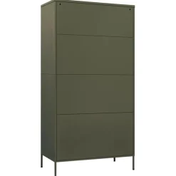 Vaatekaappi 90cm teräs eri värejä