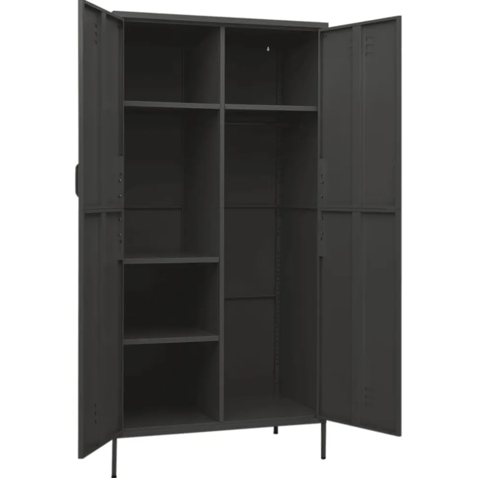 Vaatekaappi 90cm teräs eri värejä