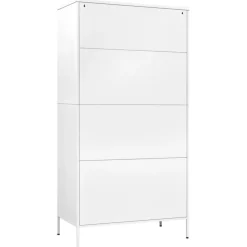 Vaatekaappi 90cm teräs eri värejä