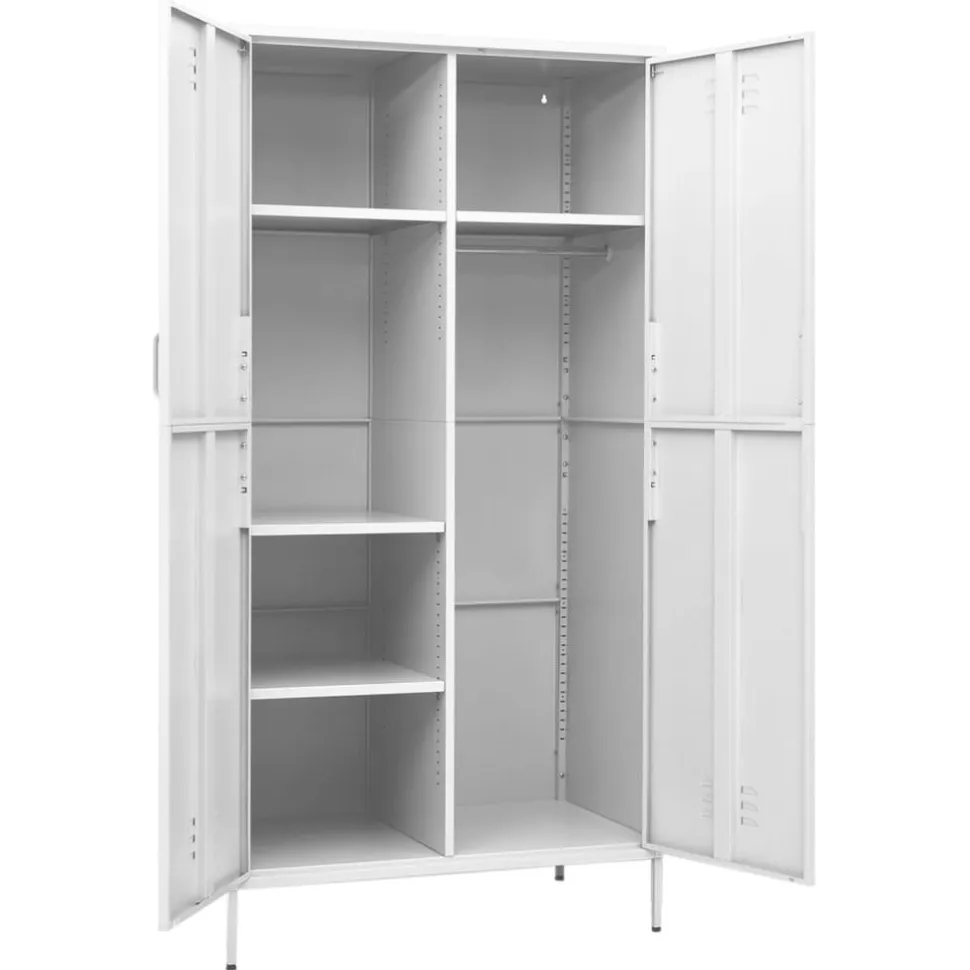 Vaatekaappi 90cm teräs eri värejä