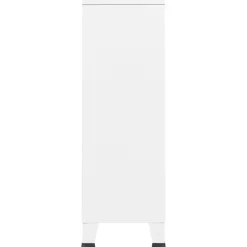 Vaatekaappi 67cm teräs valkoinen