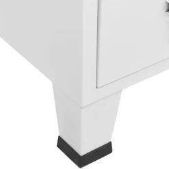 Vaatekaappi 67cm teräs valkoinen