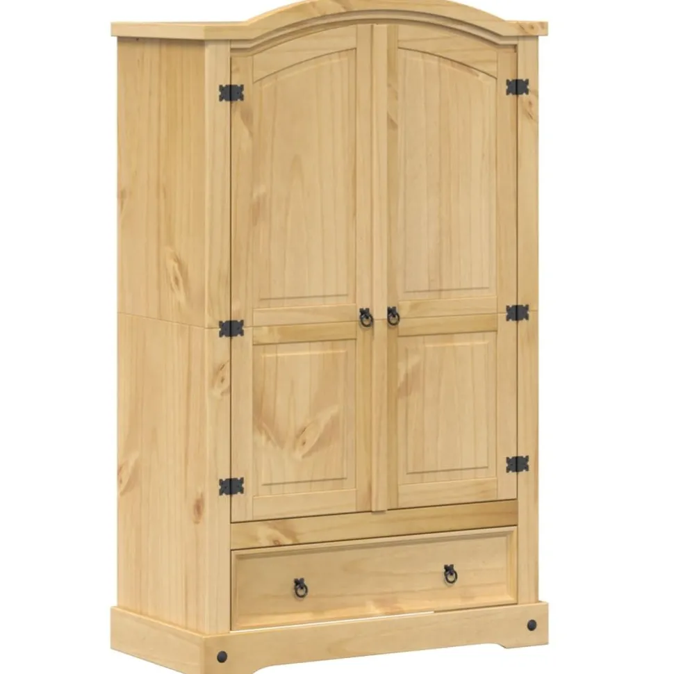 Vaatekaappi Corona 101x52x170 cm täysi mänty (05662)