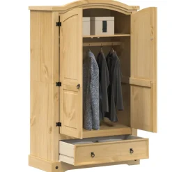 Vaatekaappi Corona 101x52x170 cm täysi mänty (05662)