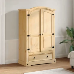 Vaatekaappi Corona 101x52x170 cm täysi mänty (05662)