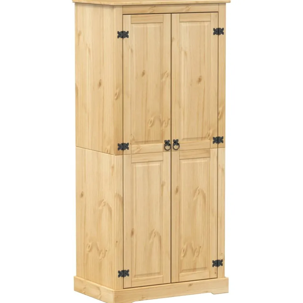 Vaatekaappi Corona 76x50x170 cm täysi mänty (02769)