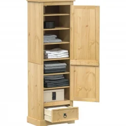 Vaatekaappi Corona 55x38x170 cm täysi mänty (02767)