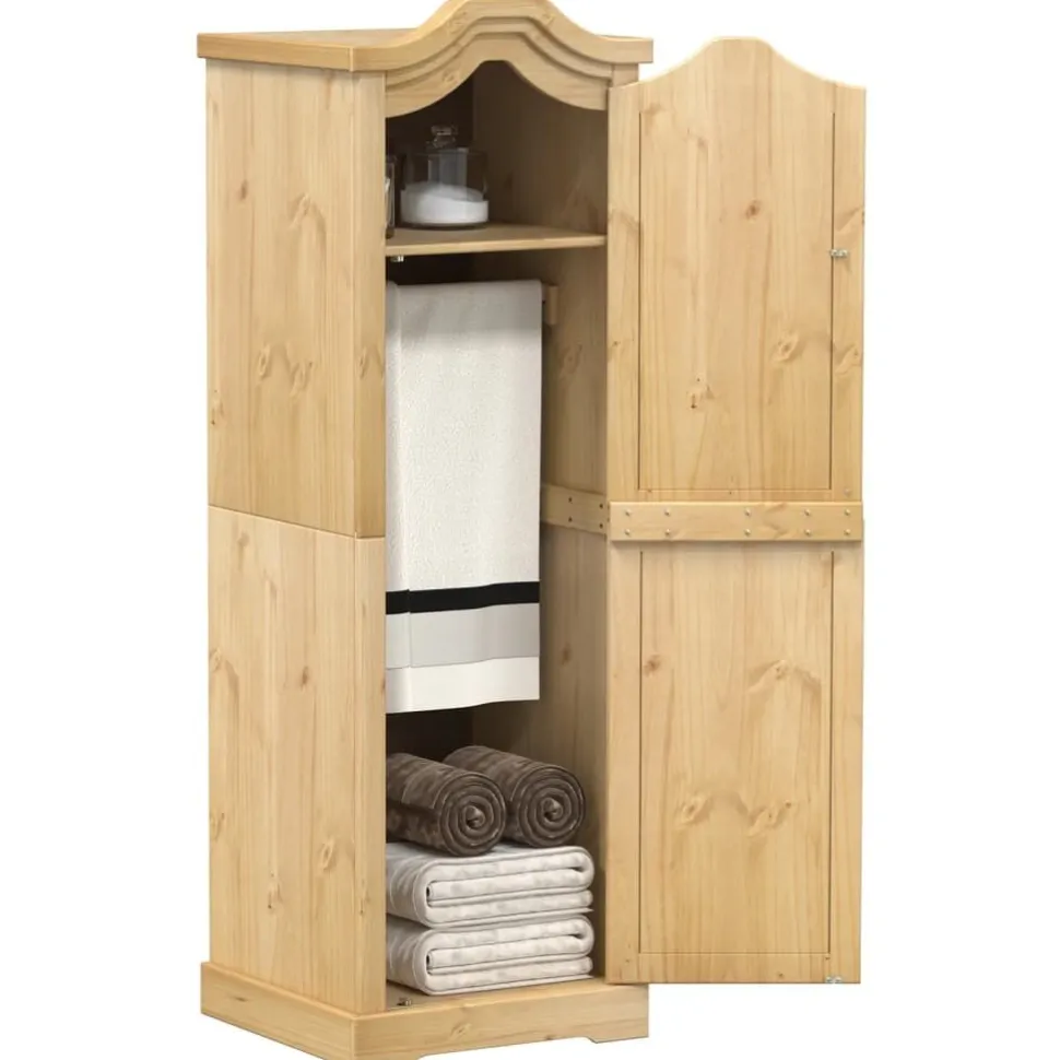 Vaatekaappi Corona 55x52x170 cm täysi mänty (02764)