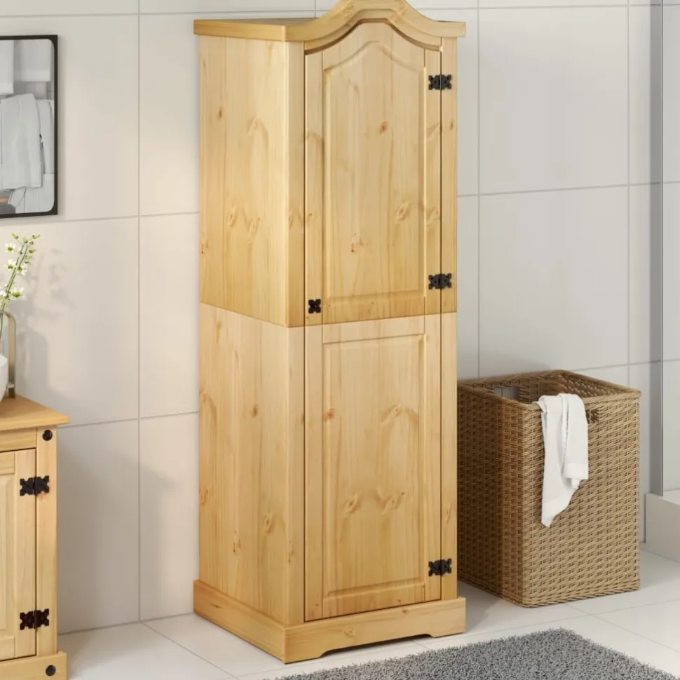 Vaatekaappi Corona 55x52x170 cm täysi mänty (02764)