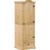Vaatekaappi Corona 55x52x170 cm täysi mänty (02765)