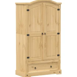 Vaatekaappi Corona 102x52x186 cm täysi mänty (12156)