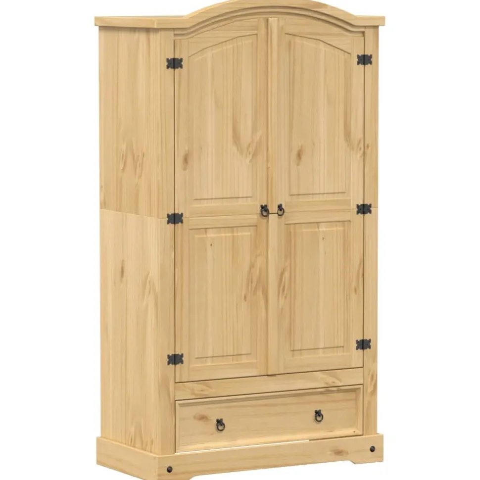 Vaatekaappi Corona 102x52x186 cm täysi mänty (12156)
