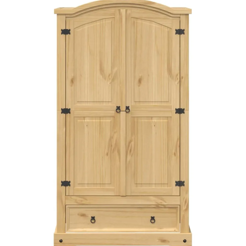 Vaatekaappi Corona 102x52x186 cm täysi mänty (12156)