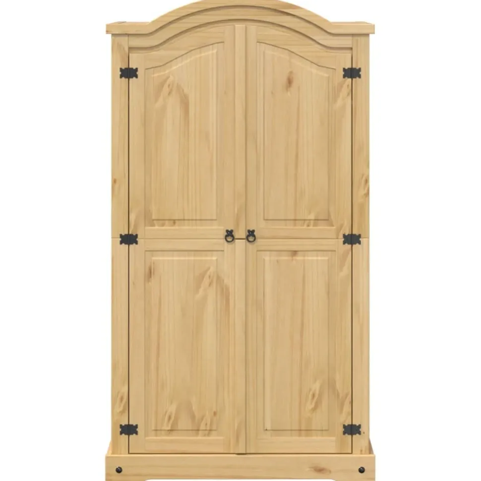 Vaatekaappi Corona 102x52x186 cm täysi mänty (12154)