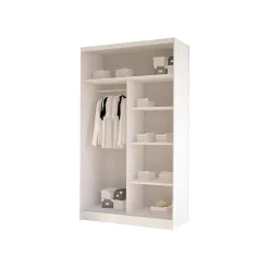 Vaatekaappi DIEGO III, musta (7670)