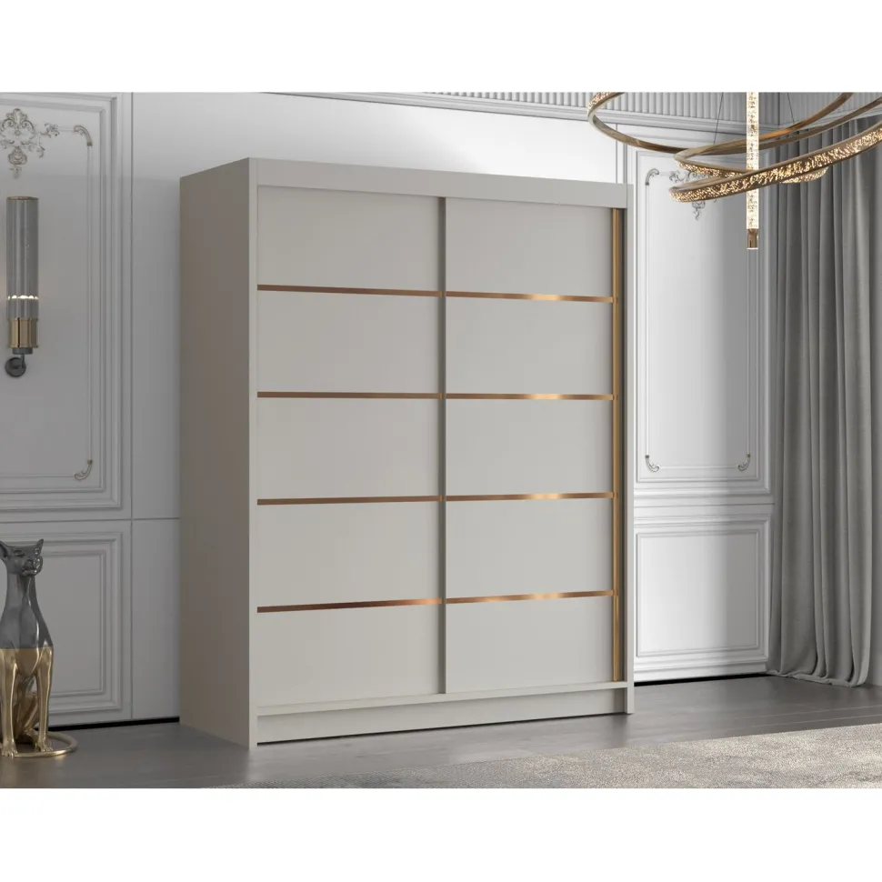 Vaatekaappi FLAVIO 150 IV, beige (1701)