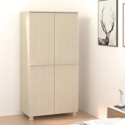 Vaatekaappi Hamar 89cm mänty vaaleanharmaa