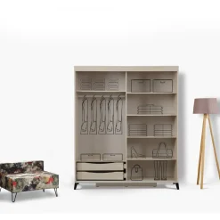 Vaatekaappi Linento Furniture Pasific Home Fuga, 190cm, tammi