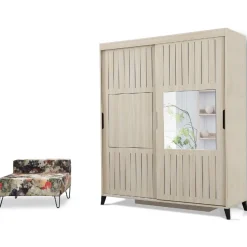 Vaatekaappi Linento Furniture Pasific Home Fuga, 190cm, tammi