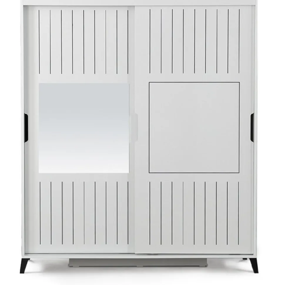 Vaatekaappi Linento Furniture Pasific Home Fuga, 150cm, valkoinen