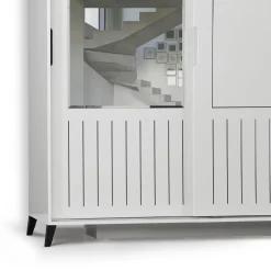 Vaatekaappi Linento Furniture Pasific Home Fuga, 140cm, valkoinen