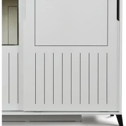 Vaatekaappi Linento Furniture Pasific 216x130cm valkoinen