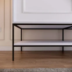 Vaatekaappi liukuovilla Linento Furniture Martin, 150cm, valkoinen