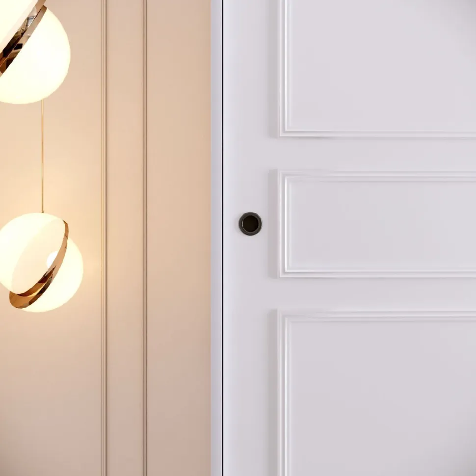 Vaatekaappi liukuovilla Linento Furniture Martin, 190cm, valkoinen