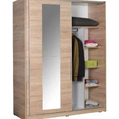 Vaatekaappi liukuovilla Linento Furniture SWD-716-SS-3 Sonomo, 160cm