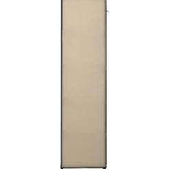 Vaatekaappi lokeroilla ja tangoilla kangas 150cm kerma