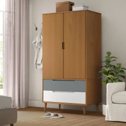 Vaatekaappi Molde 90cm mänty ruskea