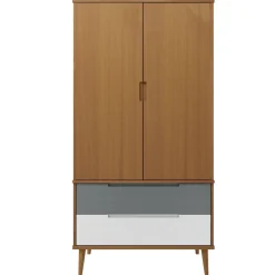 Vaatekaappi Molde 90cm mänty ruskea