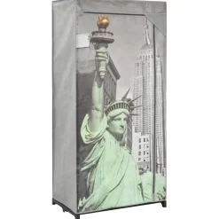 Vaatekaappi New York 75cm kangas