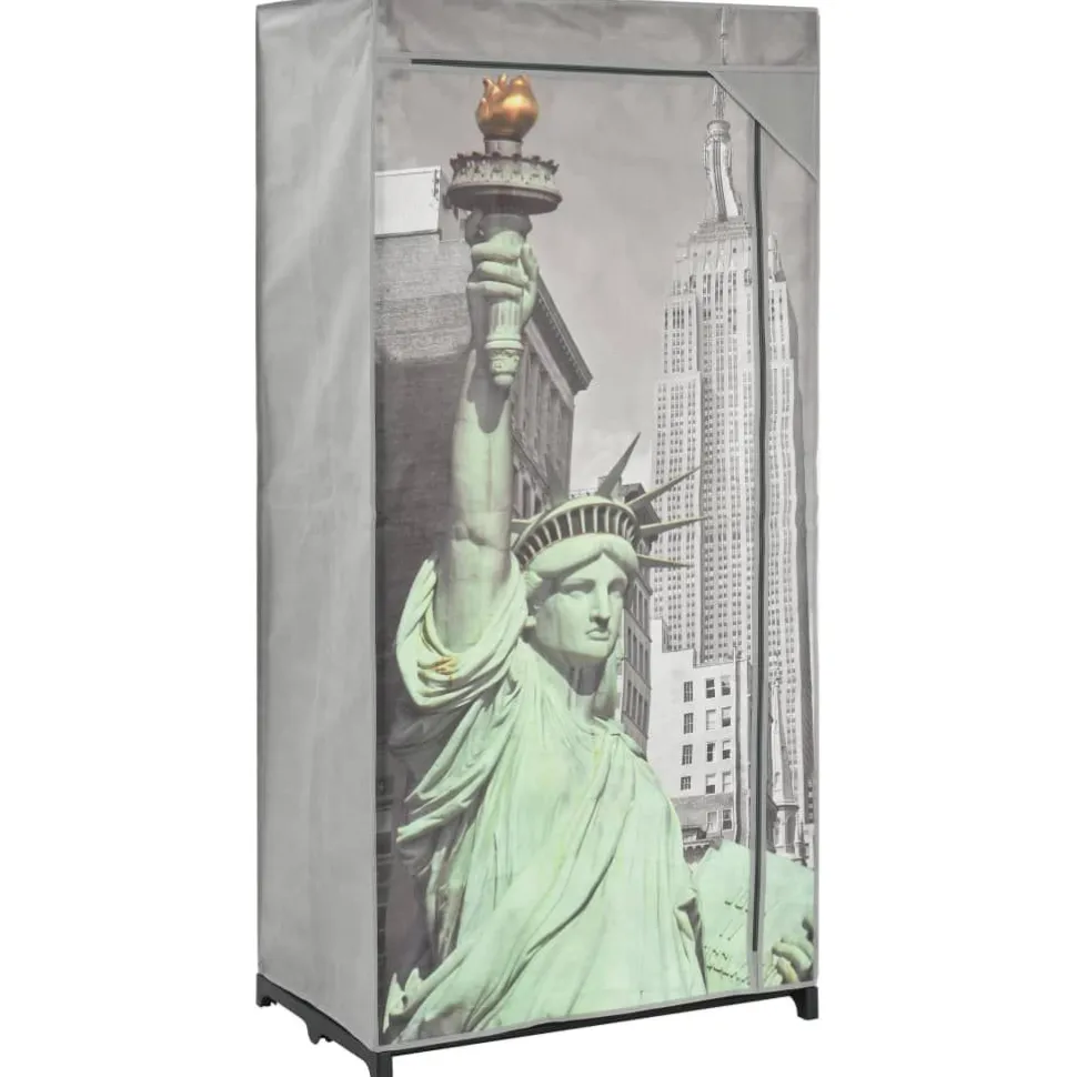 Vaatekaappi New York 75cm kangas