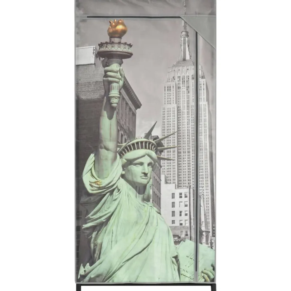 Vaatekaappi New York 75cm kangas