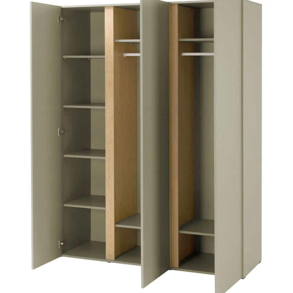Vaatekaappi Nomla LUCA SYSTEM 1, 145x195cm, saranaovilla, hiekka
