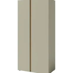 Vaatekaappi Nomla LUCA SYSTEM 3, 90x195cm, saranaovilla, ruskea