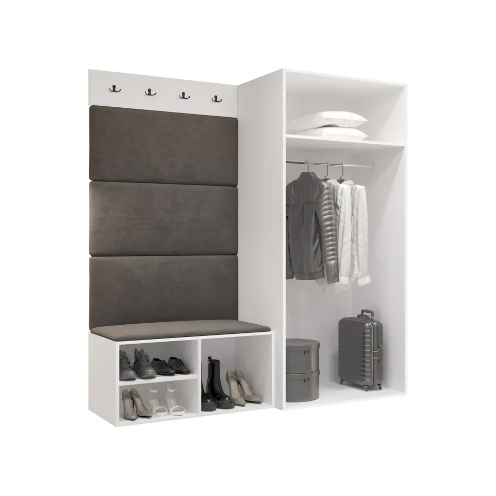 Vaatekaappi Nomla MEDI I, eri värivaihtoehtoja